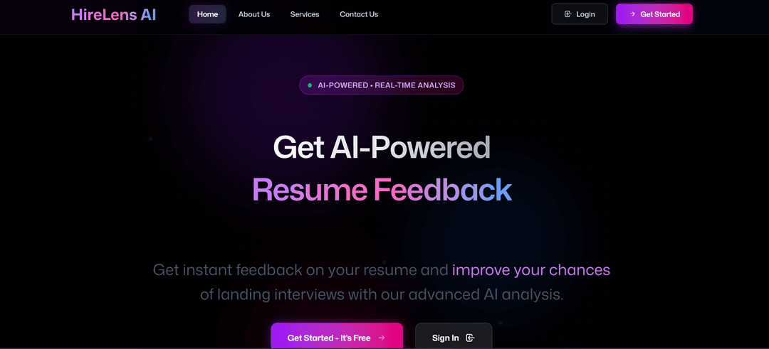 HireLens-AI - Resume Analyzer